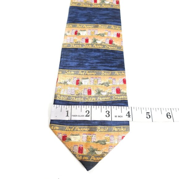 Neil Allyn Men Necktie 100% Silk Geometric Color Blue Multi Size 59x4 - NWOT - Picture 4 of 5